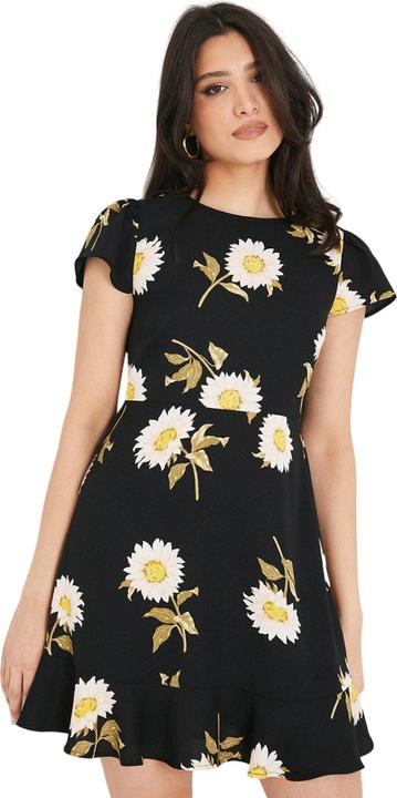 Produktbild Dorothy Perkins Minikleid Gestaffelter Saum FlatterÄrmel (40 D)
