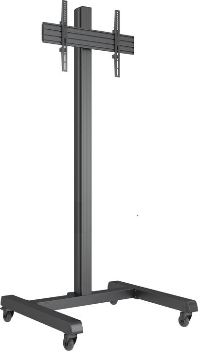 Actual product image Multibrackets Floor stand with castors-100", black, max. 90kg (90 kg)