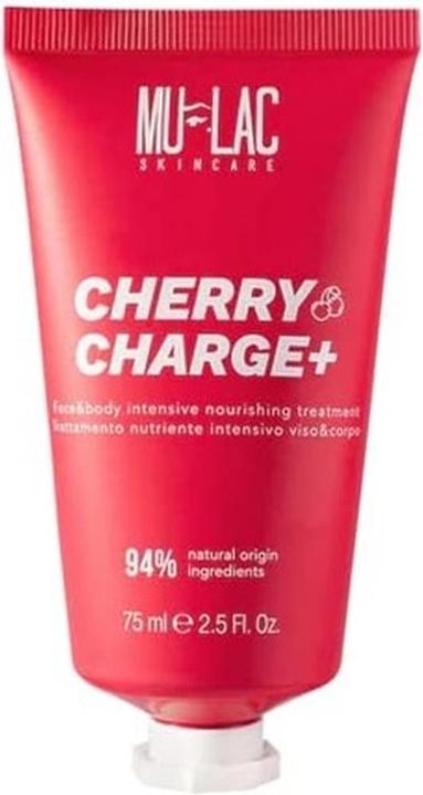 Immagine prodotto Mulac Cherry Charge + Trattamento nutriente viso e corpo 75m (Crema corpo, 75 ml)