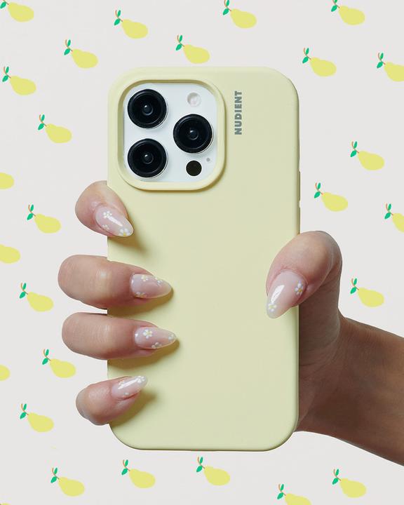 Produktbild Nudient Back Cover Base Case iPhone 14 Plus Pale Yellow (Apple iPhone 14 Plus)