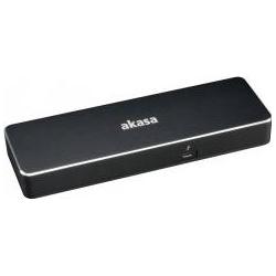 Thumbnail - Akasa A-NDK02-12BKEU Notebook-Dockingstation & Portreplikator Verkabelt Thunderbolt 3 (Thunderbolt, 1 Ports), Dockingsta...