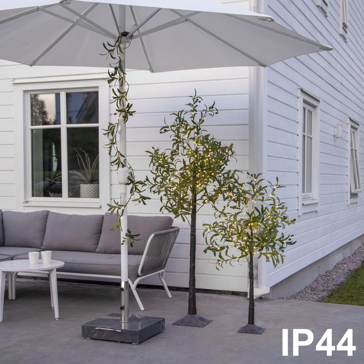Image du produit Star Trading Arbre de décoration Olivec, 108 LED, 120 cm, vert (51 lm, IP44)