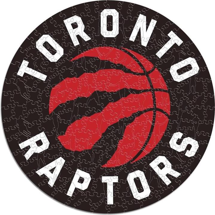 Actual product image Iconic NBA - Toronto Raptors - Logo - Wooden Puzzle Size S (150 pieces) (150 pieces)