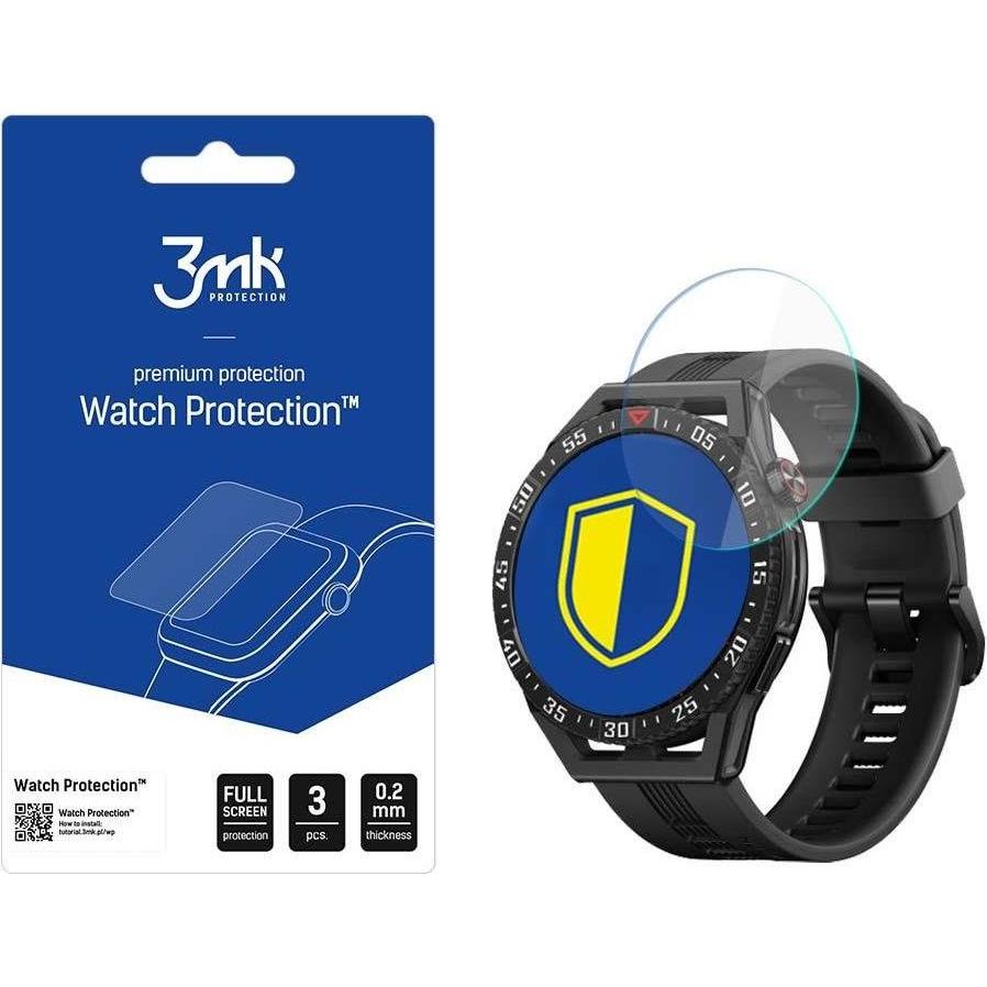 3MK Huawei GT 3 SE 46mm - Watch Protection? v. FlexibleGlass Lite, Smartwatch Schutzfolie, Transparent