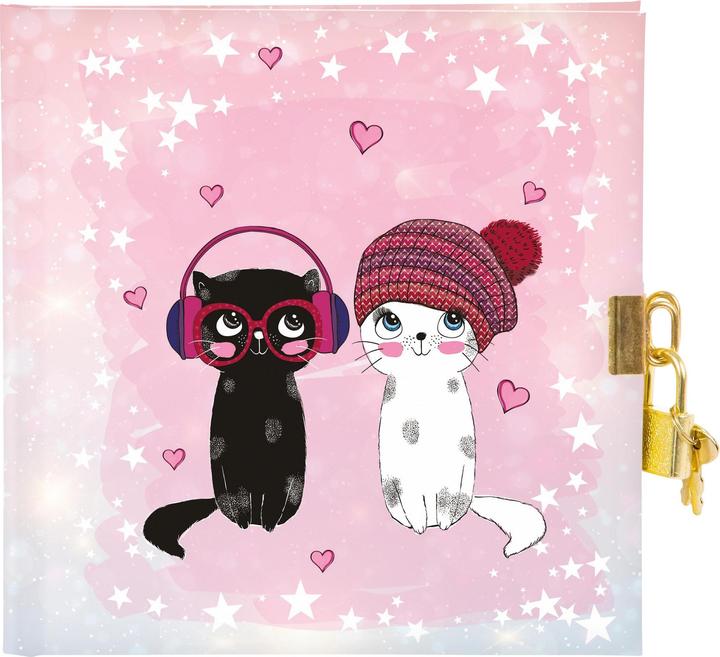 Goldbuch Journal avec château Music for Cats (16,5 x 16,5 cm)