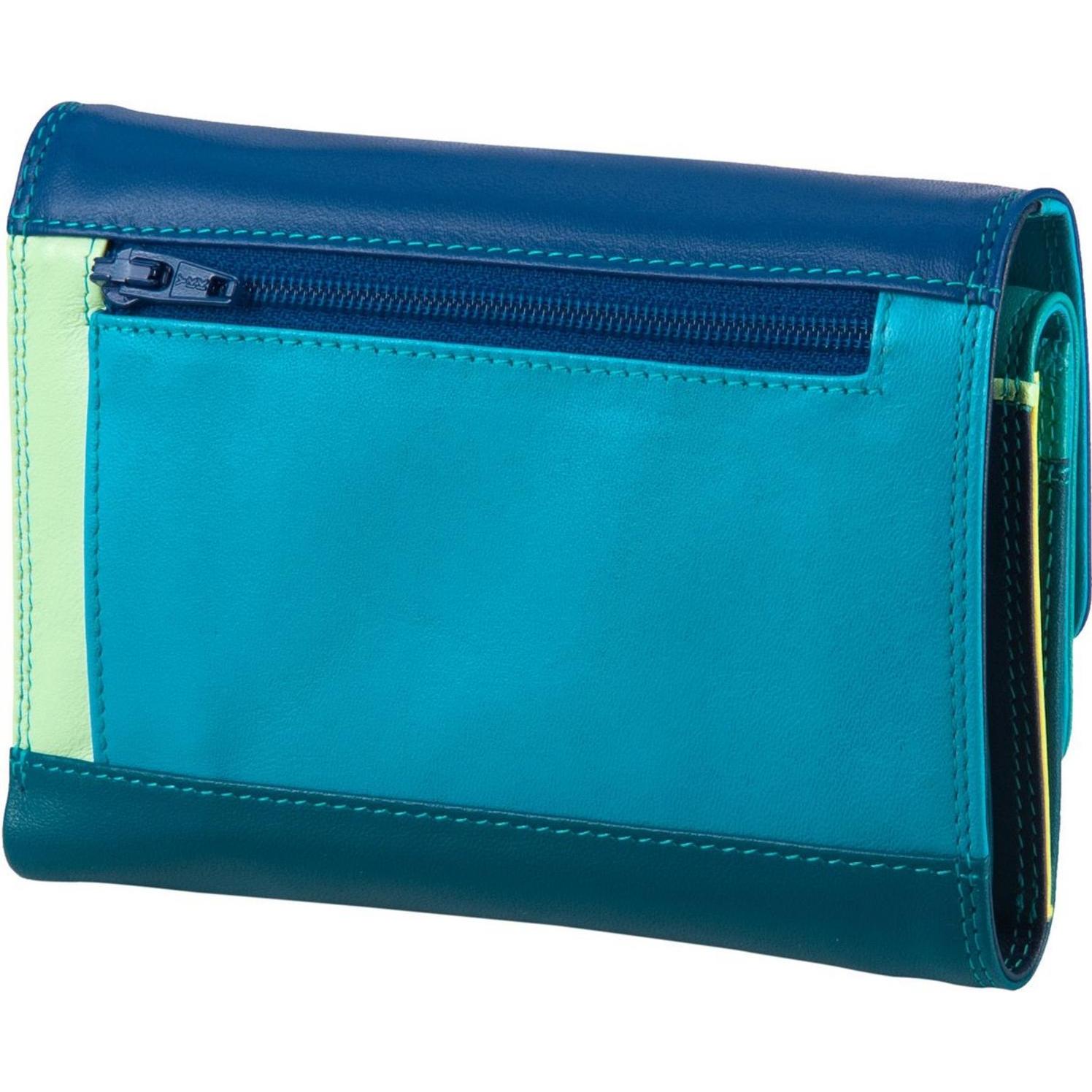 Thumbnail - Mywalit, Damen, Portemonnaie, Geldbörse Double Flap Purse Wallet, Blau