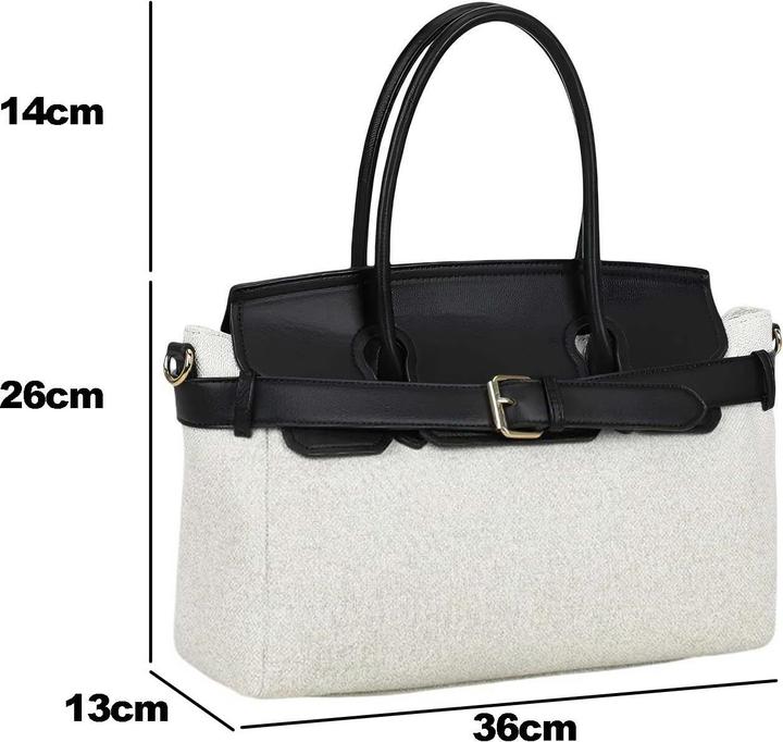Immagine prodotto Gallantry Damen Mini Handtasche Ecru Canvas