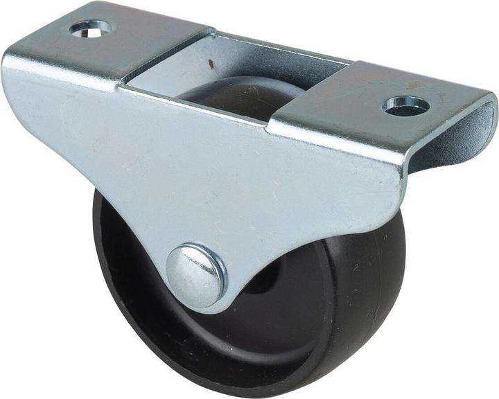 Actual product image BS Rollen Box-type castor Wheel Ø 45 mm Load capacity 55 kg Material castor Plastic with screw-on plate