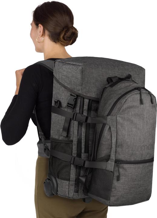 Image du produit Normani Rucksack mit Trolleyfuktion, 8L Rucksack und Hüftgurt - 9783 (46 l)