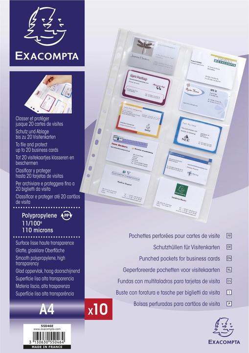Produktbild Exacompta Hüllen und Taschen (100 x 55 mm, 1 x)