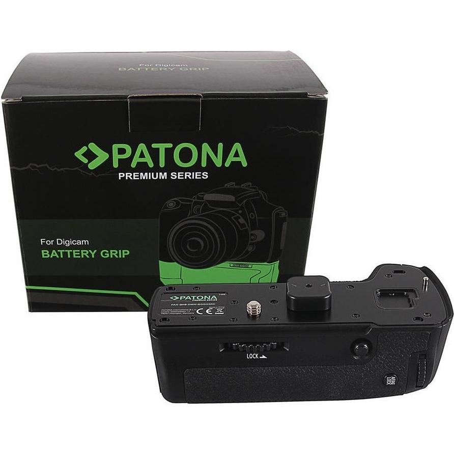 Patona Presa della batteria per Panasonic GH5 (Maniglia della batteria), Impugnatura + Battery grip, Nero