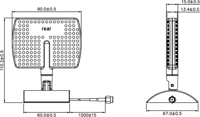Image du produit Delock Antenne WLAN RP-SMA (WiFi)