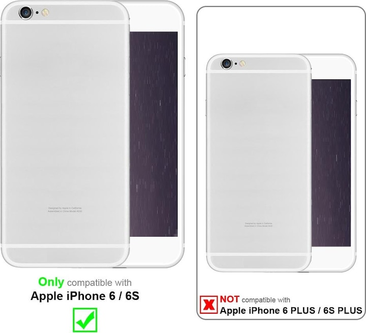 Actual product image Cadorabo Flip Smooth Cover (Apple iPhone 6, Apple iPhone 6s)