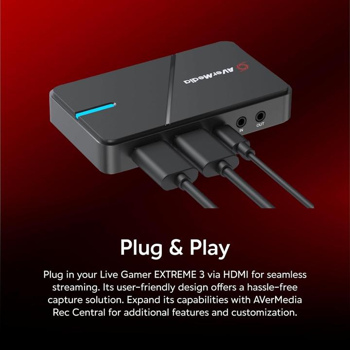 Immagine prodotto AVerMedia LIVE GAMER EXTREME 3 - GC551G2BOITIER D'ACQUISITION (PC)