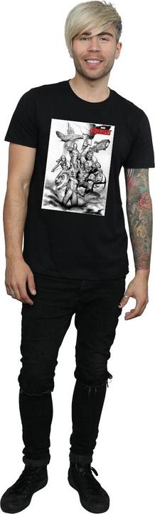 Produktbild Avengers Assemble Team Sketch TShirt (M)