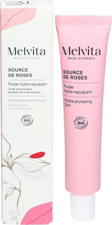 Actual product image Melvita Source de Roses Fluide hydra-repulpant (40 ml, Face fluid)