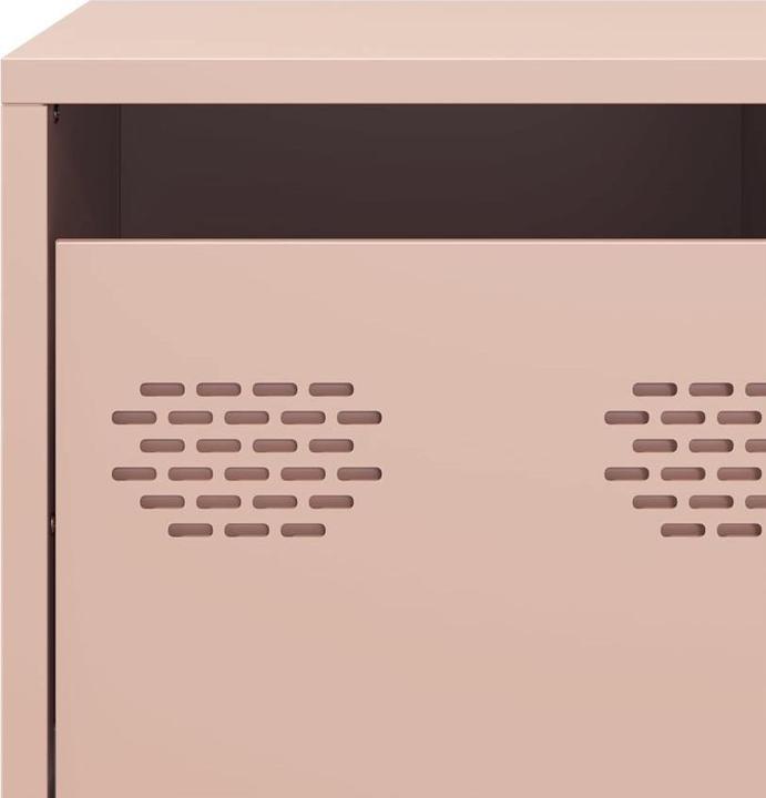 Actual product image VidaXL TV cabinet TV table TV cabinet lowboard TV furniture pink steel