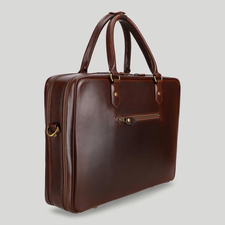 Actual product image Buckle & Seam Briefcase Sierra Brown/Dots
