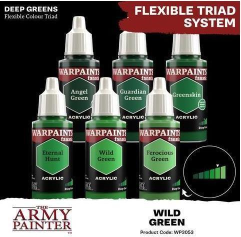 Actual product image The Army Painter Colour Warpaints Fanatic: Wild Green 18 ml