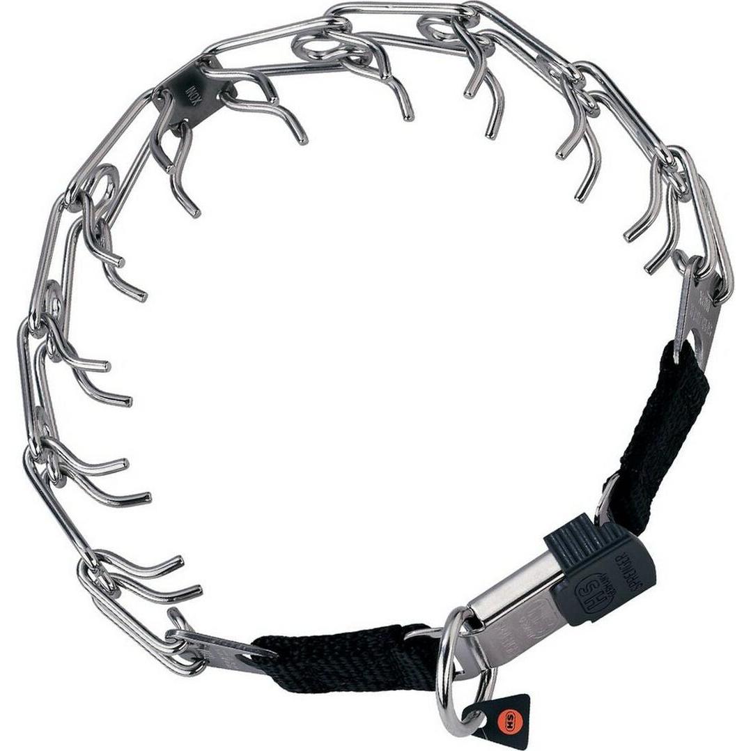 Hs Sprenger Choke Collar Silver (60 cm) (Cane, Sport cane), Collare + Guinzaglio