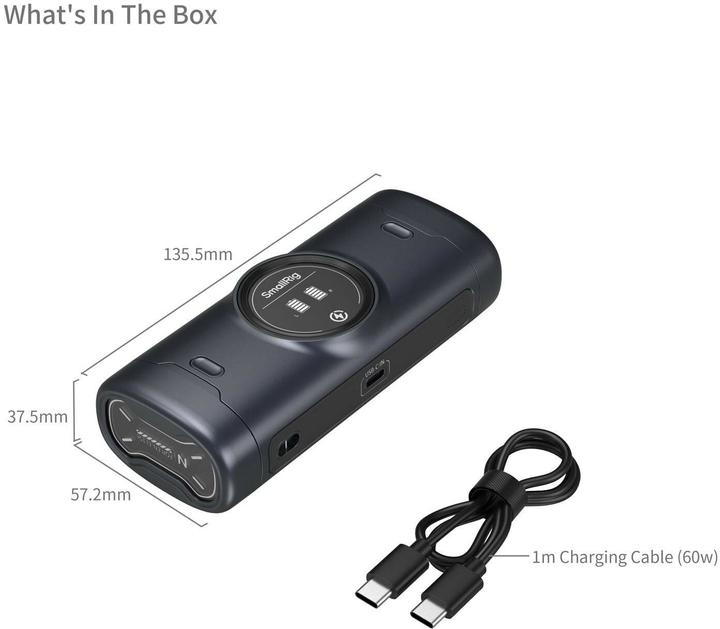 Produktbild SmallRig 5107 Portable Charger Case for EN-EL15c Batteries (Kamera Akku Ladegerät)
