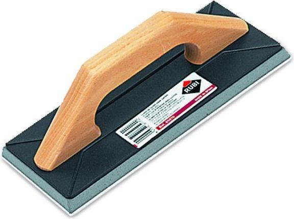 Actual product image Dierre RUBI Rubber Smoothing Trowel Superpro with Wooden Handle (11 cm)