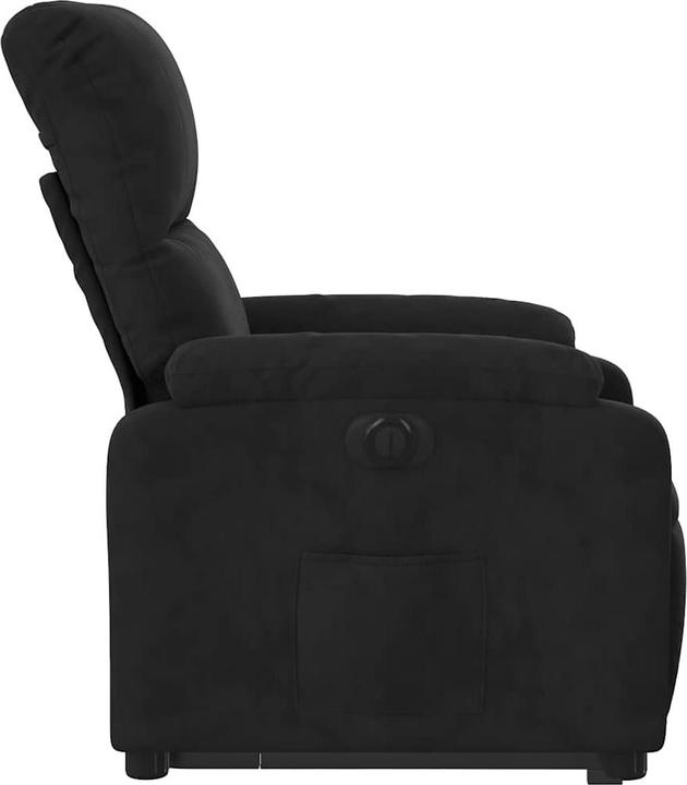 Actual product image VidaXL Relaxing armchair stand-up aid electric microfibre fabric