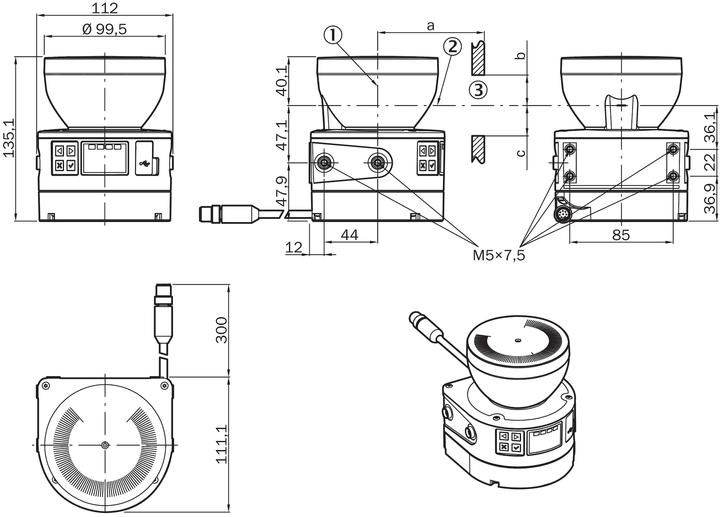 Image du produit Sick MICS3-AAAZ55AZ1P01 (Capteur)