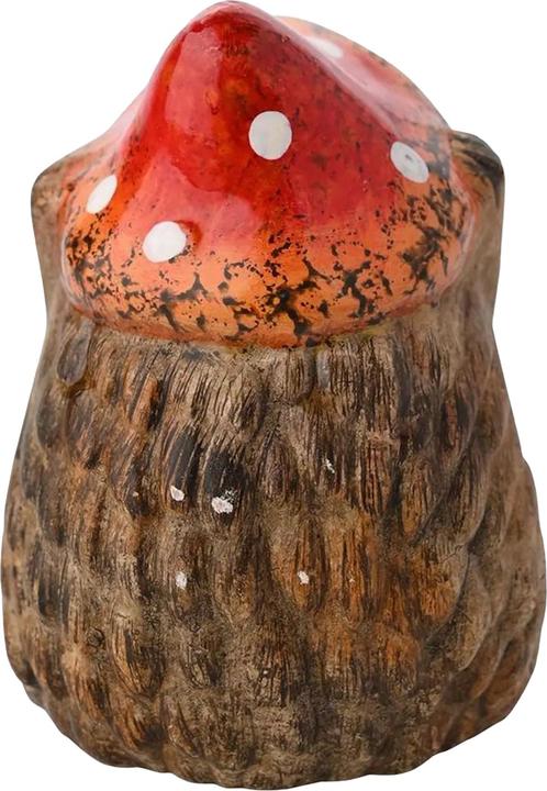 Actual product image Country Living Hedgehog With Toadstool Hat Ornament
