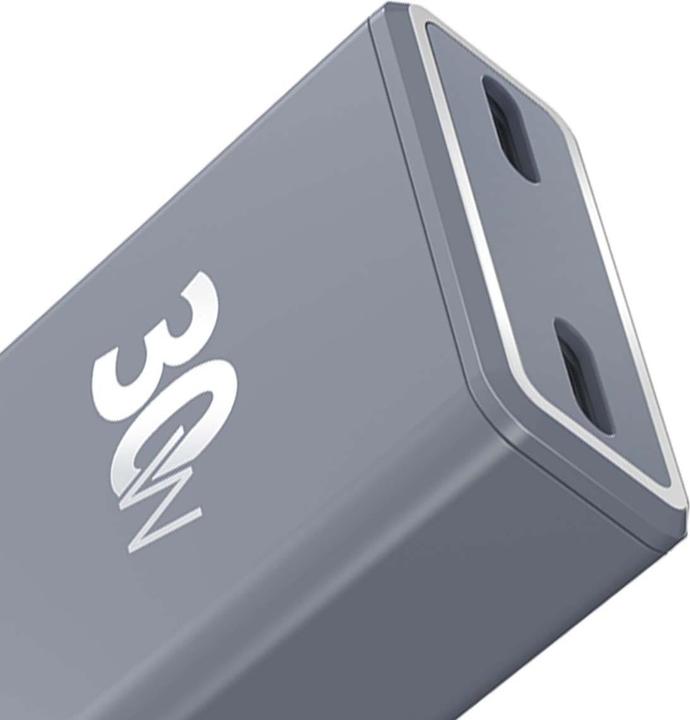 Actual product image Force Power Ladegerät 2×USB-C 30W GaN Schnell (30 W, 2 ports)