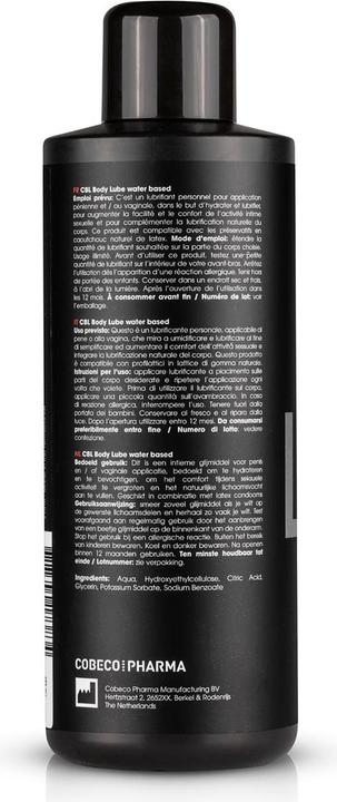 Actual product image Cobeco body lube (1000 ml)