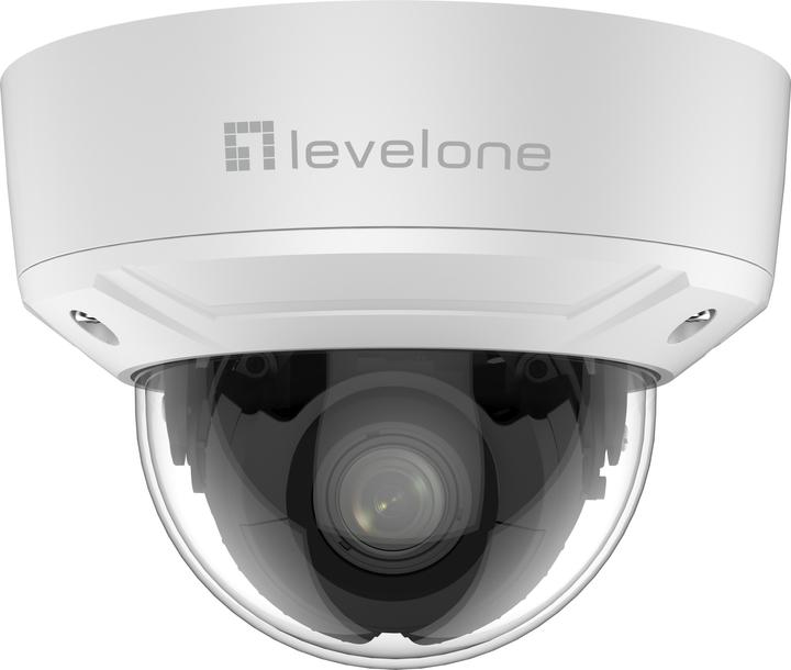 Produktbild LevelOne IPCam FCS-3461 Dome Out 2MP H.265 IR 10W PoE (1920 x 1080 Pixels)