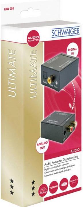 Immagine prodotto Schwaiger Convertitore AV ADW200513 (Convertitore videocamera)