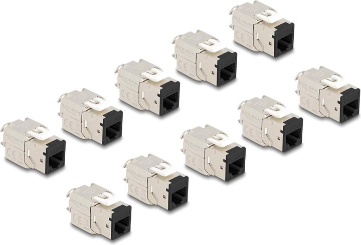 Delock Modulo Keystone presa RJ45 a LSA Cat.6A senza attrezzi (Modulo Keystone)