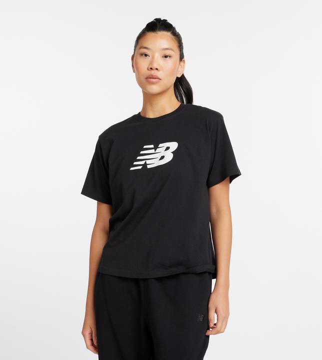 New Balance W Sport Jersey Relaxed Logo T-Shirt