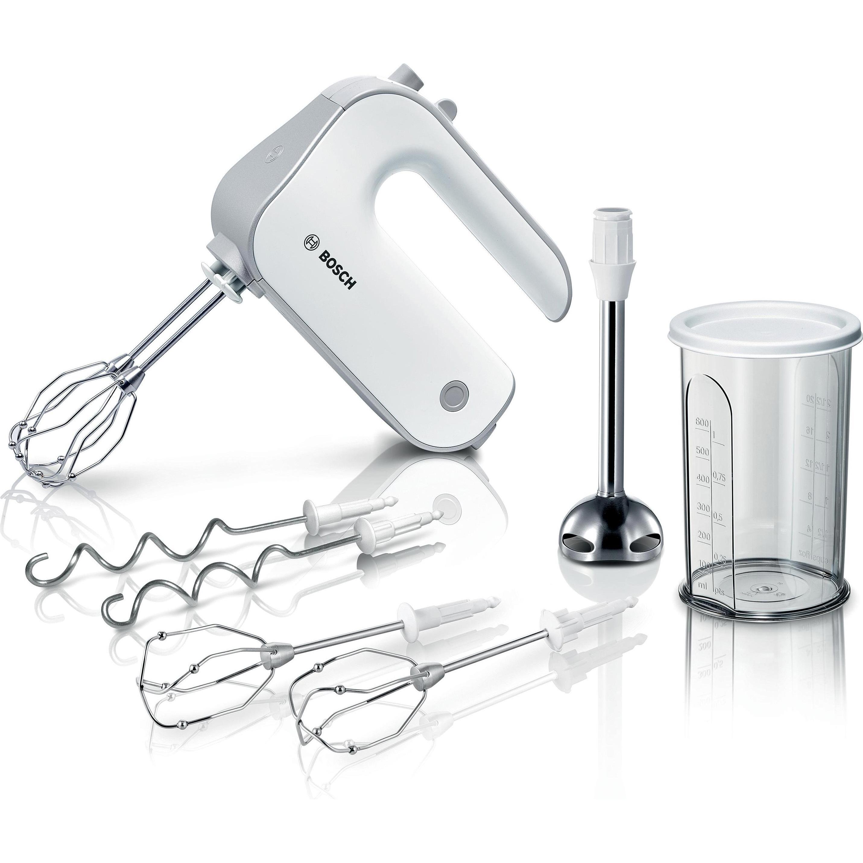 Bosch Hausgeräte Mfq4075de, Handmixer, Weiss, Silber