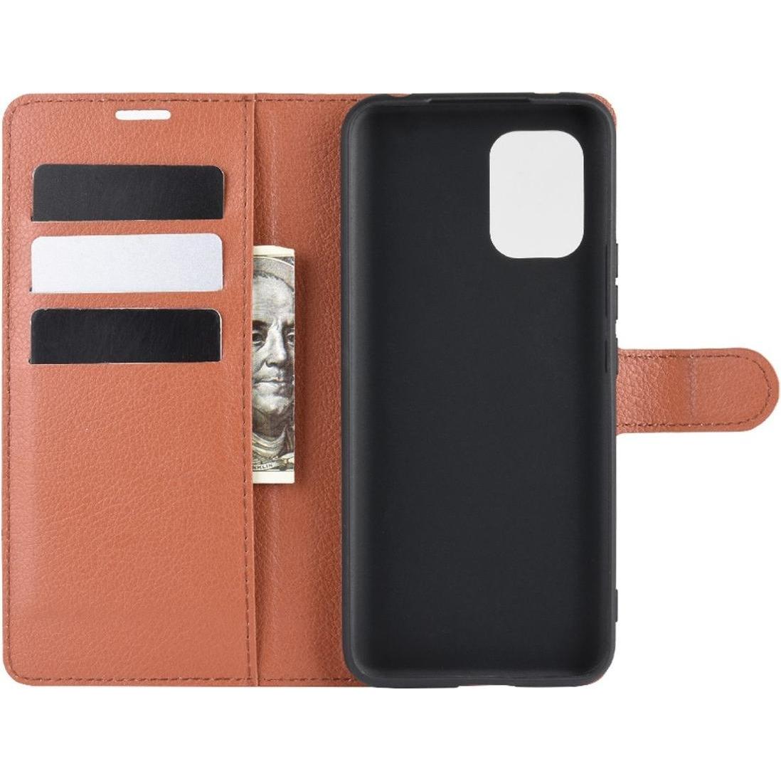 Thumbnail - König Design Hülle Handy Schutz für Xiaomi Mi 10 Lite 5G Case Cover Tasche Etui Bumper Braun (Xiaomi Mi 10 Lite 5G), Sma...