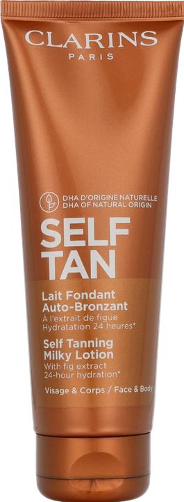 Actual product image Clarins Self-tanning milk (Self tanning cream, 125 ml)
