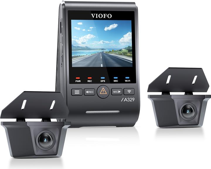 Viofo A329WW 3CH (Front + Waterproof + Waterproof + GPS + CPL) Dashcam