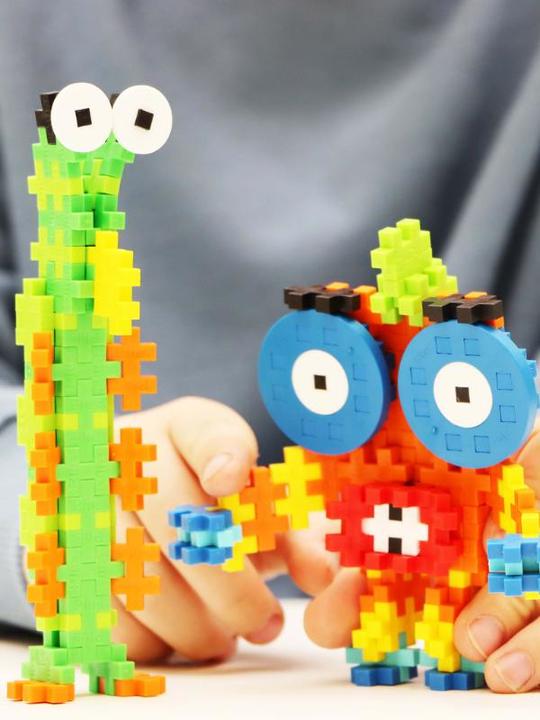Actual product image Plus-Plus Creative building blocks aliens monsters