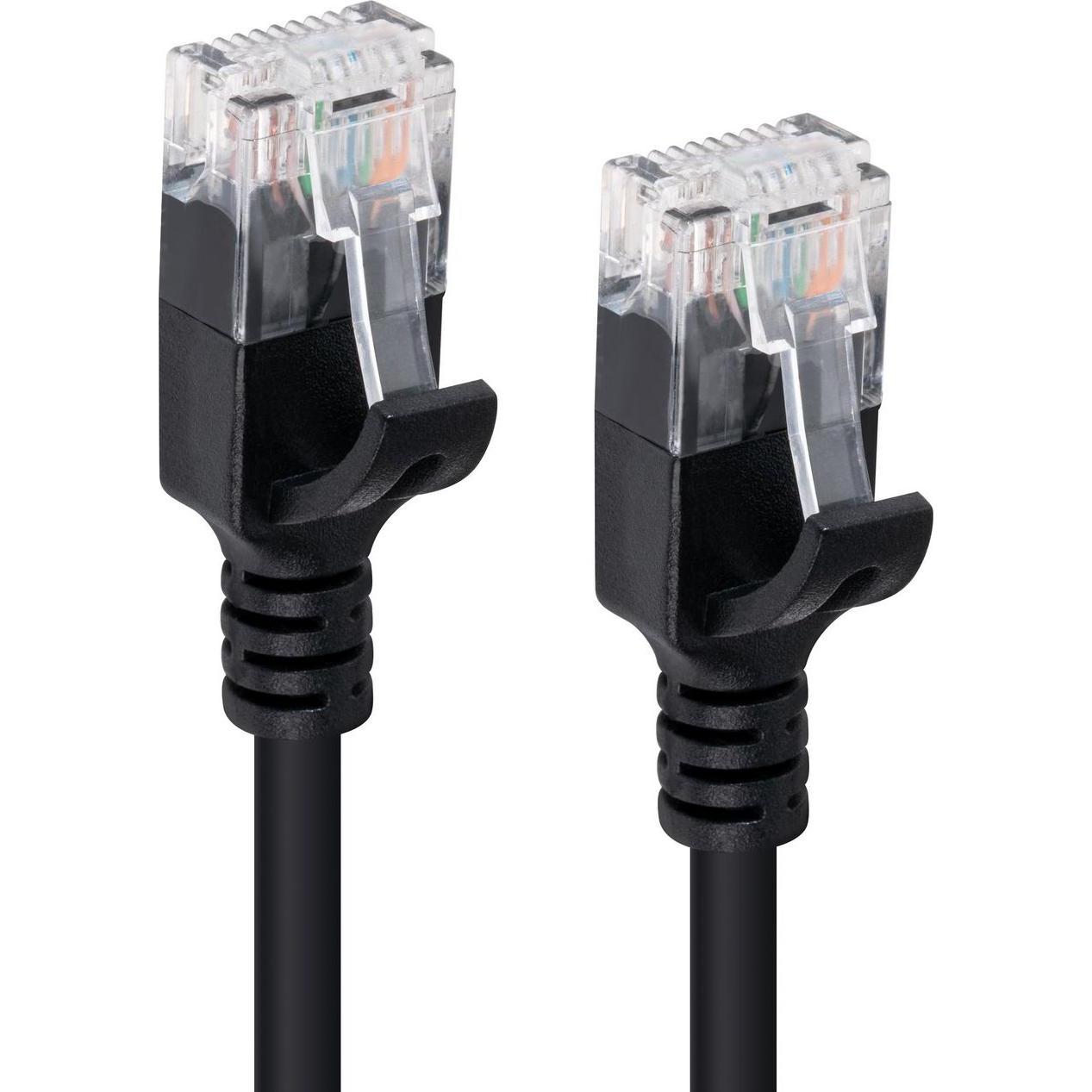 Thumbnail - MicroConnect V-UTP6A02S-SLIM Netzwerkkabel 2 m Cat6a U/UTP (UTP) Schwarz (U/UTP, CAT6a, 2 m), Netzwerkkabel