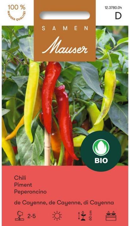 Produktbild Samen Mauser Chili de Cayenne (Gemüsesamen)