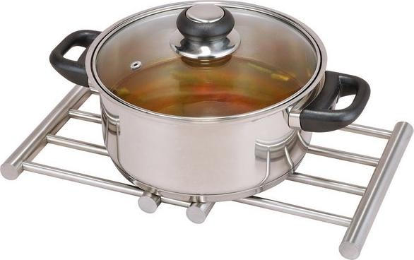 Actual product image Axentia Trivet, stainless steel (1 x, Pan coaster)