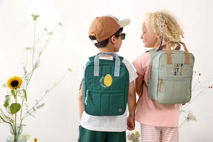 Produktbild Lässig Rucksack Mini Square – Little Gang, Lemon / Dark green