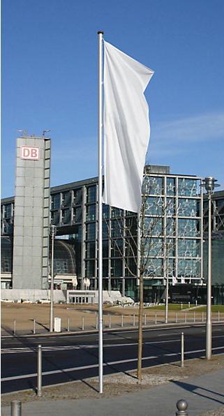 Actual product image Mannus Aluminium flagpole PRESTIGE