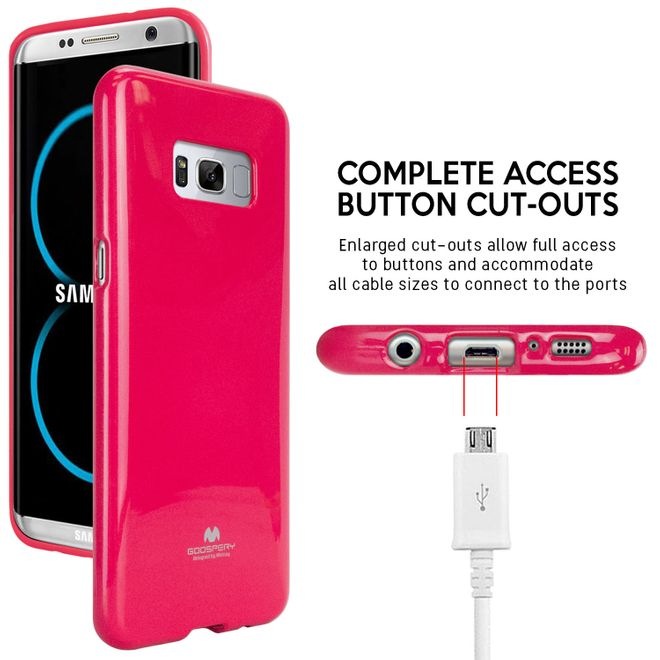 Actual product image Goospery Pearl Jelly Series (Samsung Galaxy S8+)