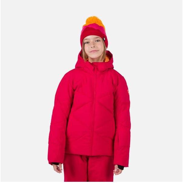 Rossignol, Bambine, Giacca da sci, Mädchen Staci Jacke Rot (128), Rosso, 128