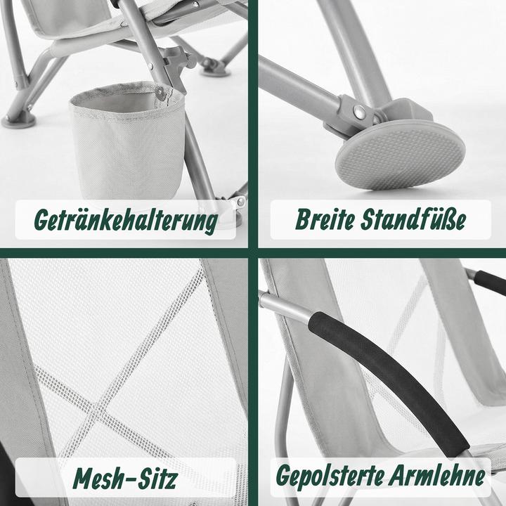 Produktbild Relaxdays Strandstuhl