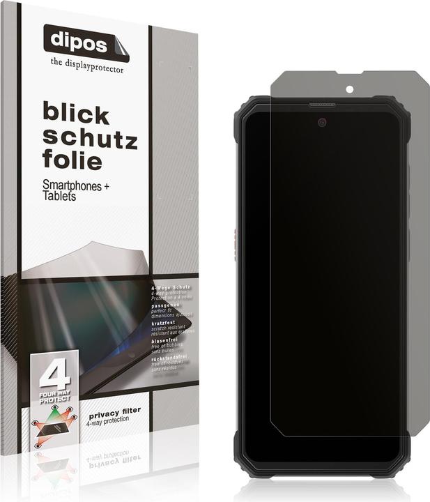 Actual product image Dipos Screen Protector 4-Way Privacy (1 Piece, Blackview BV8900)