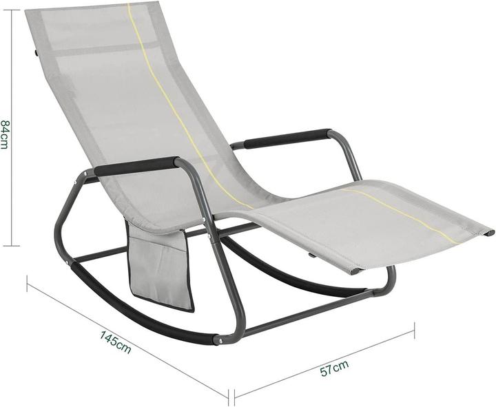 Produktbild SoBuy Gartenliege (57 cm)